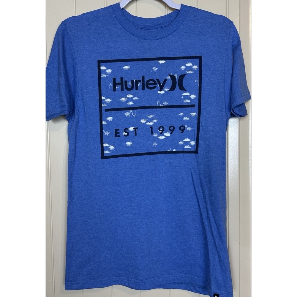 Hurley Premium Fit blue short sleeve t-shirt, sz S GUC‎